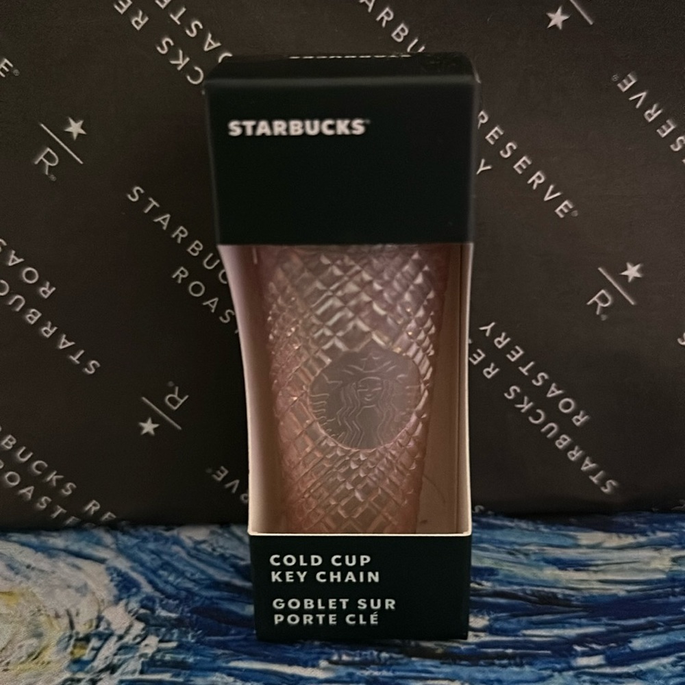 Starbucks Pink/Green Keychain